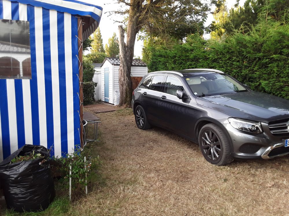 La plus grande parcelle arbor�e et en herbe